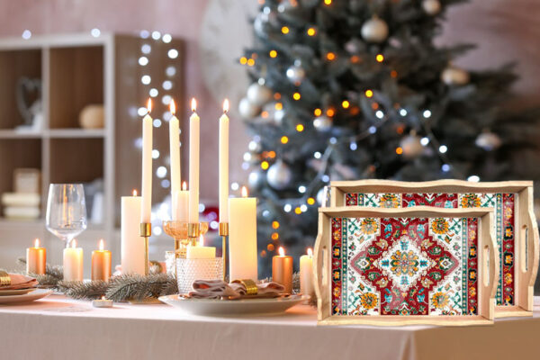 Diamond Art Kits for Adults Wooden Serving Trays with Handles