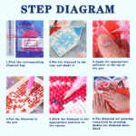 Landscape Style Diamond Painting Kits for Adults Full Round Drill for Adults Beginner DIY Craft Gifts Home Wall Decoration 11.8x15.7 Inches - Gambar 4