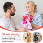 8Pack Landscape Diamond Painting Coaster with Holder 5D Diamond Art Kits for Adults Round Full Drill Beginners Gem Dots Craft Arts Supplies Party Home Decor Abstract - Gambar 7