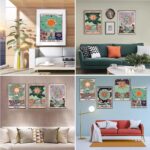 Abstract Style 6PCS Diamond Painting Kits for Adults Full Round Drill for Adults Beginner DIY Craft Gifts Home Wall Decoration 11.8x15.7 Inches - Gambar 7