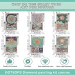 Abstract Style 6PCS Diamond Painting Kits for Adults Full Round Drill for Adults Beginner DIY Craft Gifts Home Wall Decoration 11.8x15.7 Inches - Gambar 2