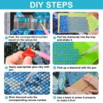 Pintura com diamantes/Kits de arte com diamantes/Arte com pedras preciosas faça você mesmo/Artesanato - Imagem 3