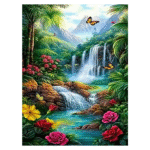 Landscape Style Diamond Painting Kits for Adults Full Round Drill for Adults Beginner DIY Craft Gifts Home Wall Decoration 11.8x15.7 Inches