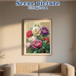 Flower Diamond Painting Kits for Adults Full Round Drill for Adults Beginner DIY Craft Gifts Home Wall Decoration 11.8x15.7 Inches - Image 6