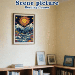 Landscape Style Diamond Painting Kits for Adults Full Round Drill for Adults Beginner DIY Craft Gifts Home Wall Decoration 11.8x15.7 Inches - obrazek 5