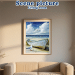 Landscape Style Diamond Painting Kits for Adults Full Round Drill for Adults Beginner DIY Craft Gifts Home Wall Decoration 11.8x15.7 Inches - obrazek 6