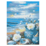 Landscape Style Diamond Painting Kits for Adults Full Round Drill for Adults Beginner DIY Craft Gifts Home Wall Decoration 11.8x15.7 Inches - Image 2