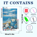 Landscape Style Diamond Painting Kits for Adults Full Round Drill for Adults Beginner DIY Craft Gifts Home Wall Decoration 11.8x15.7 Inches - Image 3