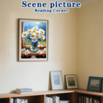 Flower Diamond Painting Kits for Adults Full Round Drill for Adults Beginner DIY Craft Gifts Home Wall Decoration 11.8x15.7 Inches - Image 5