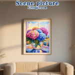 Flower Diamond Painting Kits for Adults Full Round Drill for Adults Beginner DIY Craft Gifts Home Wall Decoration 11.8x15.7 Inches - Image 7