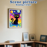 Cat Style Diamond Painting Kits for Adults Full Round Drill for Adults Beginner DIY Craft Gifts Home Wall Decoration 11.8x15.7 Inches - Image 5