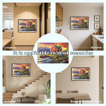 Landscape Large Diamond Painting Kits for Adults Easy DIY 5D Round Full Drill Diamond Dot Art and Craft for Beginners Home Wall Decor 27.5 X 15.7 Inches - Imagen 7