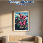 Butterfly Style Diamond Painting Kits for Adults Full Round Drill for Adults Beginner DIY Craft Gifts Home Wall Decoration 11.8x15.7 Inches - Image 6