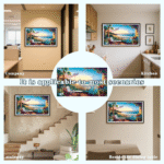Landscape Large Diamond Painting Kits for Adults Easy DIY 5D Round Full Drill Diamond Dot Art and Craft for Beginners Home Wall Decor 27.5 X 15.7 Inches - Afbeelding 7