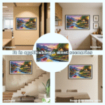 Landscape Large Diamond Painting Kits for Adults Easy DIY 5D Round Full Drill Diamond Dot Art and Craft for Beginners Home Wall Decor 27.5 X 15.7 Inches - Image 7