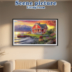 Landscape Large Diamond Painting Kits for Adults Easy DIY 5D Round Full Drill Diamond Dot Art and Craft for Beginners Home Wall Decor 27.5 X 15.7 Inches - Image 6