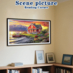 Landscape Large Diamond Painting Kits for Adults Easy DIY 5D Round Full Drill Diamond Dot Art and Craft for Beginners Home Wall Decor 27.5 X 15.7 Inches - Image 5