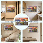 Landscape Large Diamond Painting Kits for Adults Easy DIY 5D Round Full Drill Diamond Dot Art and Craft for Beginners Home Wall Decor 27.5 X 15.7 Inches - Image 7