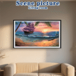 Landscape Large Diamond Painting Kits for Adults Easy DIY 5D Round Full Drill Diamond Dot Art and Craft for Beginners Home Wall Decor 27.5 X 15.7 Inches - Image 6