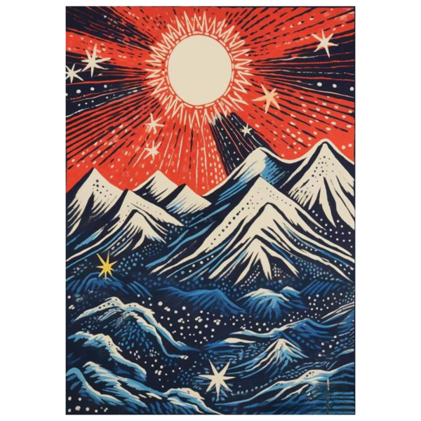 Diamond painting kit for adults - abstract design with full round drill