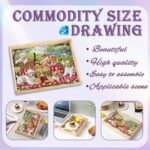 Diamond Art Kits for Adults Wooden Serving Trays with Handles, 5D Diamond Painting Big Gem Arts and Craft Gifts Trays Decor Gift Home Decor 12.2x16.1 Inches Dog A - Image 4