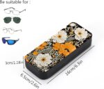 Flower Diamond Art Eyeglasses Case Kits for Adults Small Gem Art Paint by Diamonds Dots DIY for Beginner Women Suitable for Storing and Protecting Glasses - Image 4