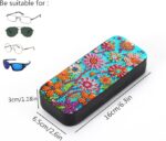 Flower Diamond Art Eyeglasses Case Kits for Adults Small Gem Art Paint by Diamonds Dots DIY for Beginner Women Suitable for Storing and Protecting Glasses - Image 4