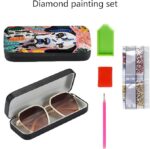 Dog Diamond Art Eyeglasses Case Kits for Adults Small Gem Art Paint by Diamonds Dots DIY for Beginner Women Suitable for Storing and Protecting Glasses – Bild 2