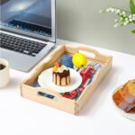 Diamond Art Kits for Adults Wooden Serving Trays with Handles, 5D Diamond Painting Big Gem Arts and Craft Gifts Trays Decor Gift Home Decor 12.2x16.1 Inches Red Truck A - Image 7