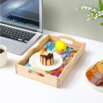 Diamond Art Kits for Adults Wooden Serving Trays with Handles, 5D Diamond Painting Big Gem Arts and Craft Gifts Trays Decor Gift Home Decor 12.2x16.1 Inches Cat A - Image 6