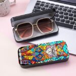 Cat Diamond Art Eyeglasses Case Kits for Adults Small Gem Art Paint by Diamonds Dots DIY for Beginner Women Suitable for Storing and Protecting Glasses — изображение 5