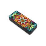 Mandala Diamond Art Eyeglasses Case Kits for Adults Small Gem Art Paint by Diamonds Dots DIY for Beginner Women Suitable for Storing and Protecting Glasses - Afbeelding 2