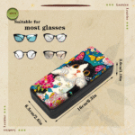 Cat Diamond Art Eyeglasses Case Kits for Adults Small Gem Art Paint by Diamonds Dots DIY for Beginner Women Suitable for Storing and Protecting Glasses - Image 7