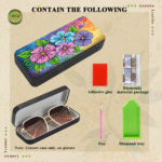 Flower Diamond Painting Kits for Adults Full Round Drill for Adults Beginner DIY Craft Gifts Home Wall Decoration 11.8x15.7 Inches — изображение 4