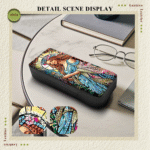 Diamond Art Eyeglasses Case Kits for Adults Small Gem Art Paint by Diamonds Dots DIY for Beginner Women Suitable for Storing and Protecting Glasses - Image 5