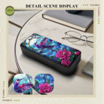 Bird Diamond Art Eyeglasses Case Kits for Adults Small Gem Art Paint by Diamonds Dots DIY for Beginner Women Suitable for Storing and Protecting Glasses - Image 5