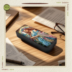 Diamond Art Eyeglasses Case Kits for Adults Small Gem Art Paint by Diamonds Dots DIY for Beginner Women Suitable for Storing and Protecting Glasses - Image 6