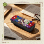 Diamond Art Eyeglasses Case Kits for Adults Small Gem Art Paint by Diamonds Dots DIY for Beginner Women Suitable for Storing and Protecting Glasses - Image 6