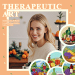 Diamond Art Coasters Set of 6, Small Diamond Painting Kits for Adults Beginners Women, Funny Arts Supplies for Kitchen Decor Grape - obrazek 7