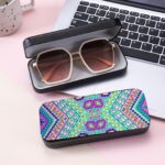 Abstract Diamond Art Eyeglasses Case Kits for Adults Small Gem Art Paint by Diamonds Dots DIY for Beginner Women Suitable for Storing and Protecting Glasses - Imagen 3