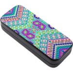 Abstract Diamond Art Eyeglasses Case Kits for Adults Small Gem Art Paint by Diamonds Dots DIY for Beginner Women Suitable for Storing and Protecting Glasses