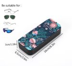 Flower Diamond Art Eyeglasses Case Kits for Adults Small Gem Art Paint by Diamonds Dots DIY for Beginner Women Suitable for Storing and Protecting Glasses – Image 4