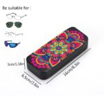 Mandala Diamond Art Eyeglasses Case Kits for Adults Small Gem Art Paint by Diamonds Dots DIY for Beginner Women Suitable for Storing and Protecting Glasses - obrazek 4