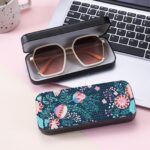 Flower Diamond Art Eyeglasses Case Kits for Adults Small Gem Art Paint by Diamonds Dots DIY for Beginner Women Suitable for Storing and Protecting Glasses – Image 5