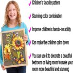 Flower Diamond Painting Kits for Adults Full Round Drill for Adults Beginner DIY Craft Gifts Home Wall Decoration 11.8x15.7 Inches – Image 7