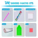 Landscape 6PCS Diamond Painting Kits for Adults Full Round Drill for Adults Beginner DIY Craft Gifts Home Wall Decoration 11.8x15.7 Inches - Image 3