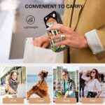 Mushroom Diamond Art Eyeglasses Case Kits for Adults Small Gem Art Paint by Diamonds Dots DIY for Beginner Women Suitable for Storing and Protecting Glasses - immagine 6