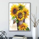 Flower Diamond Painting Kits for Adults Full Round Drill for Adults Beginner DIY Craft Gifts Home Wall Decoration 11.8x15.7 Inches - Image 7