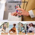 Flower Diamond Art Eyeglasses Case Kits for Adults Small Gem Art Paint by Diamonds Dots DIY for Beginner Women Suitable for Storing and Protecting Glasses - Imagen 6