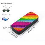 Abstract Diamond Art Eyeglasses Case Kits for Adults Small Gem Art Paint by Diamonds Dots DIY for Beginner Women Suitable for Storing and Protecting Glasses - Image 5
